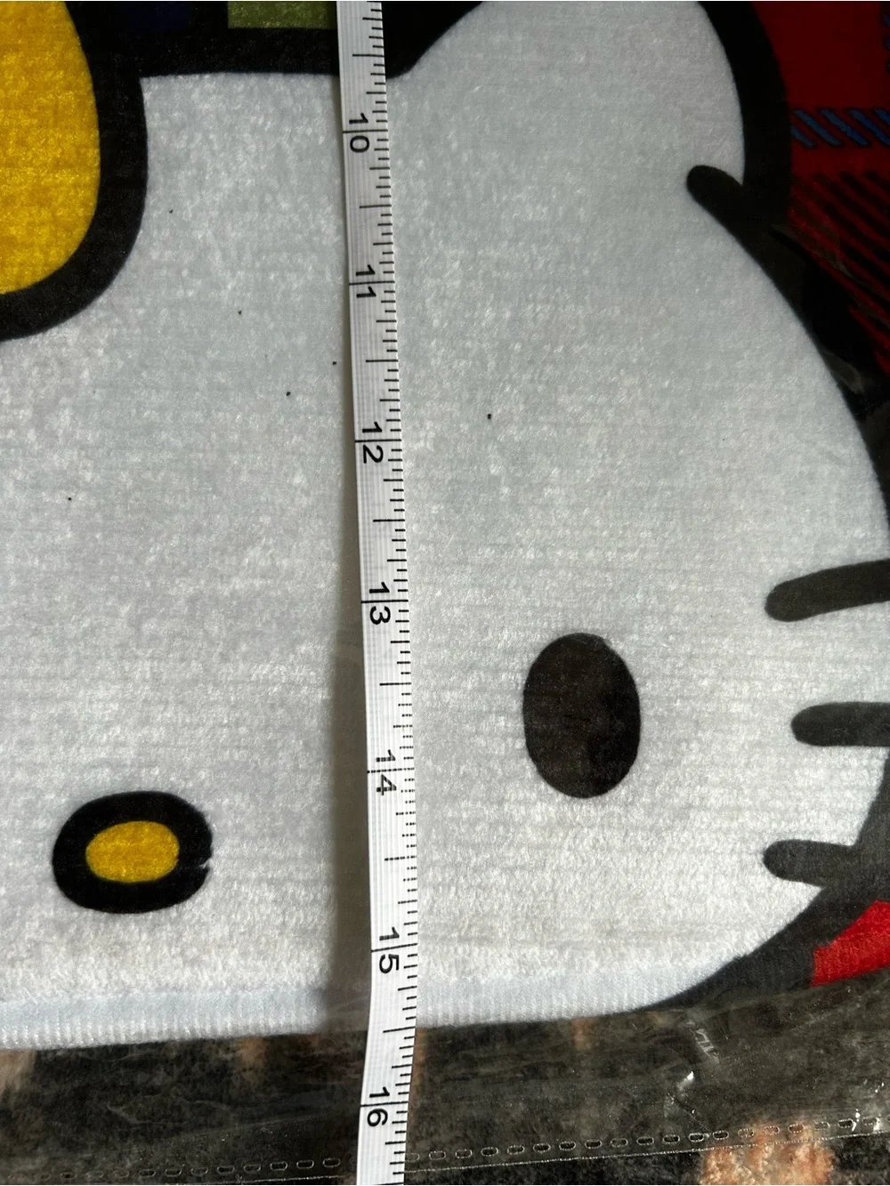 Hello Kitty and Mimmy Tartan Plaid Anti Slip Floor Mat Sanrio New in Package